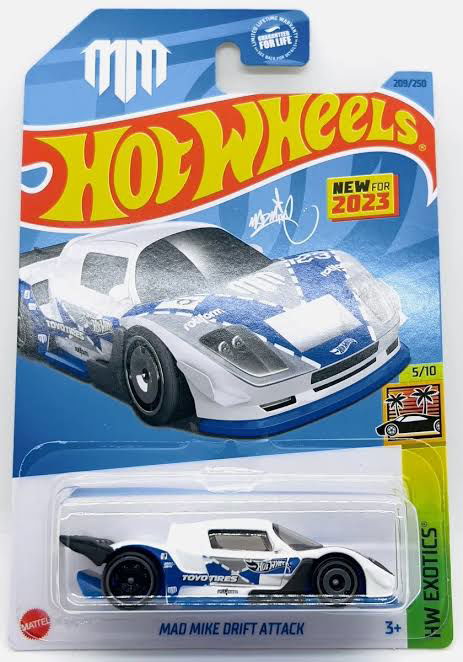 Hot wheels-IMPORTED Hotwheels Mad Mike Drift Attack (HKG58) - Indian Diecast Hub