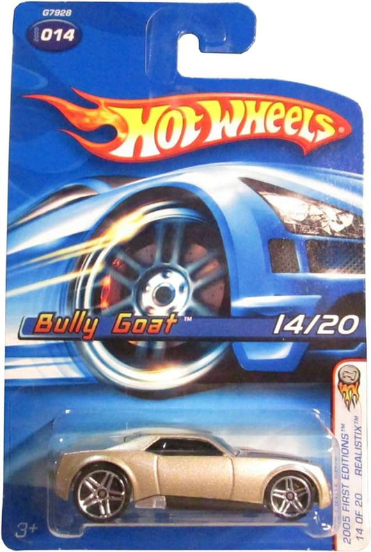 Hot wheels-IMPORTED Hotwheels Mattel 2005 1:64 Scale Gold Bully Goat - Indian Diecast Hub