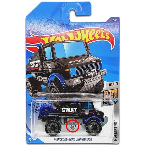 Hot wheels-IMPORTED Hotwheels Mercedes Benz Unimog 1300 Treasure Hunt - Indian Diecast Hub