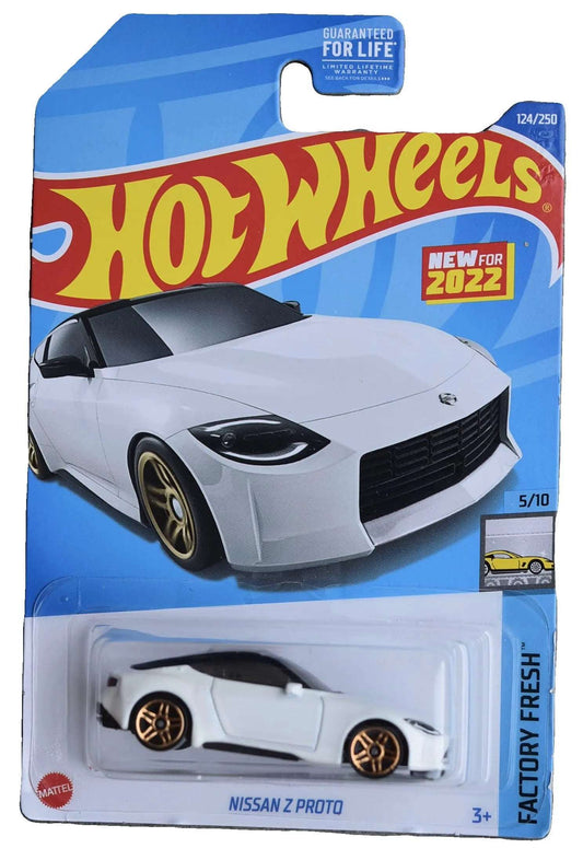 Hot wheels-IMPORTED Hotwheels NISSAN Z PROTO WHITE Indian Hub - Indian Diecast Hub