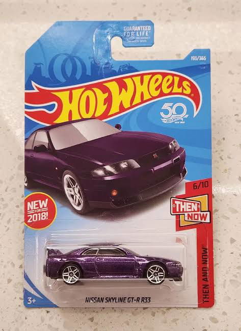 Hot wheels-IMPORTED Hotwheels Nissan Skyline GT R R33 - Indian Diecast Hub