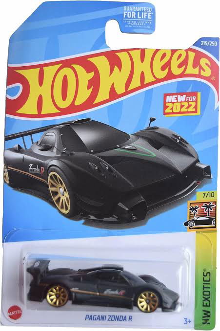 Hot wheels-IMPORTED Hotwheels PAGANI ZONDA R - Indian Diecast Hub