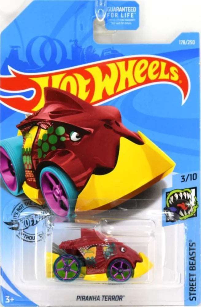 Hot wheels-IMPORTED Hotwheels PIRANHA TERROR - Indian Diecast Hub