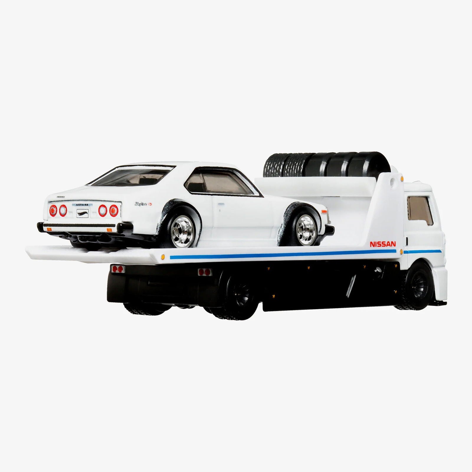 Hot wheels-IMPORTED Hotwheels Premium Collector Set 3 Nissan Skyline Cars & 1 Transporter Indian Hub - Indian Diecast Hub