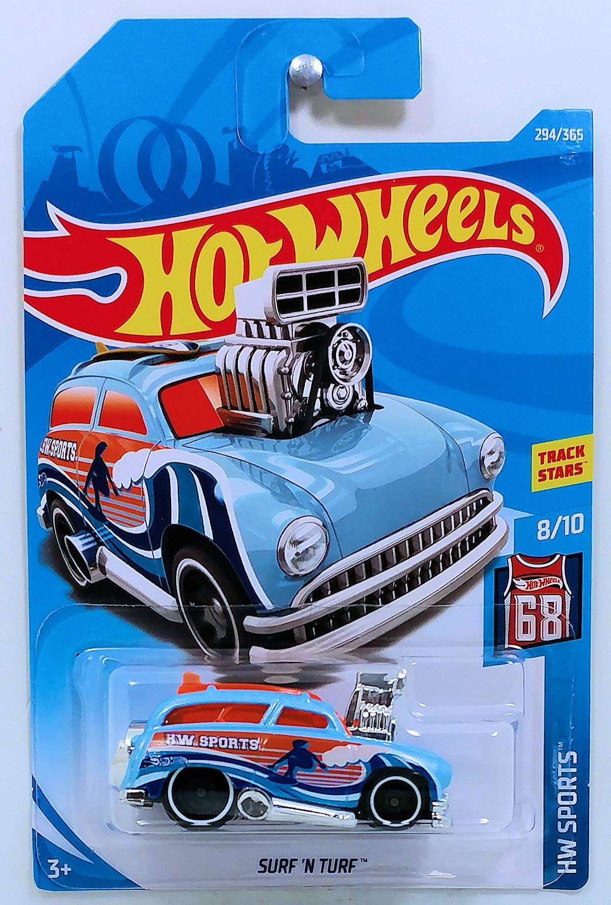 Hot wheels-IMPORTED Hotwheels SURF N TURF BLUE - Indian Diecast Hub