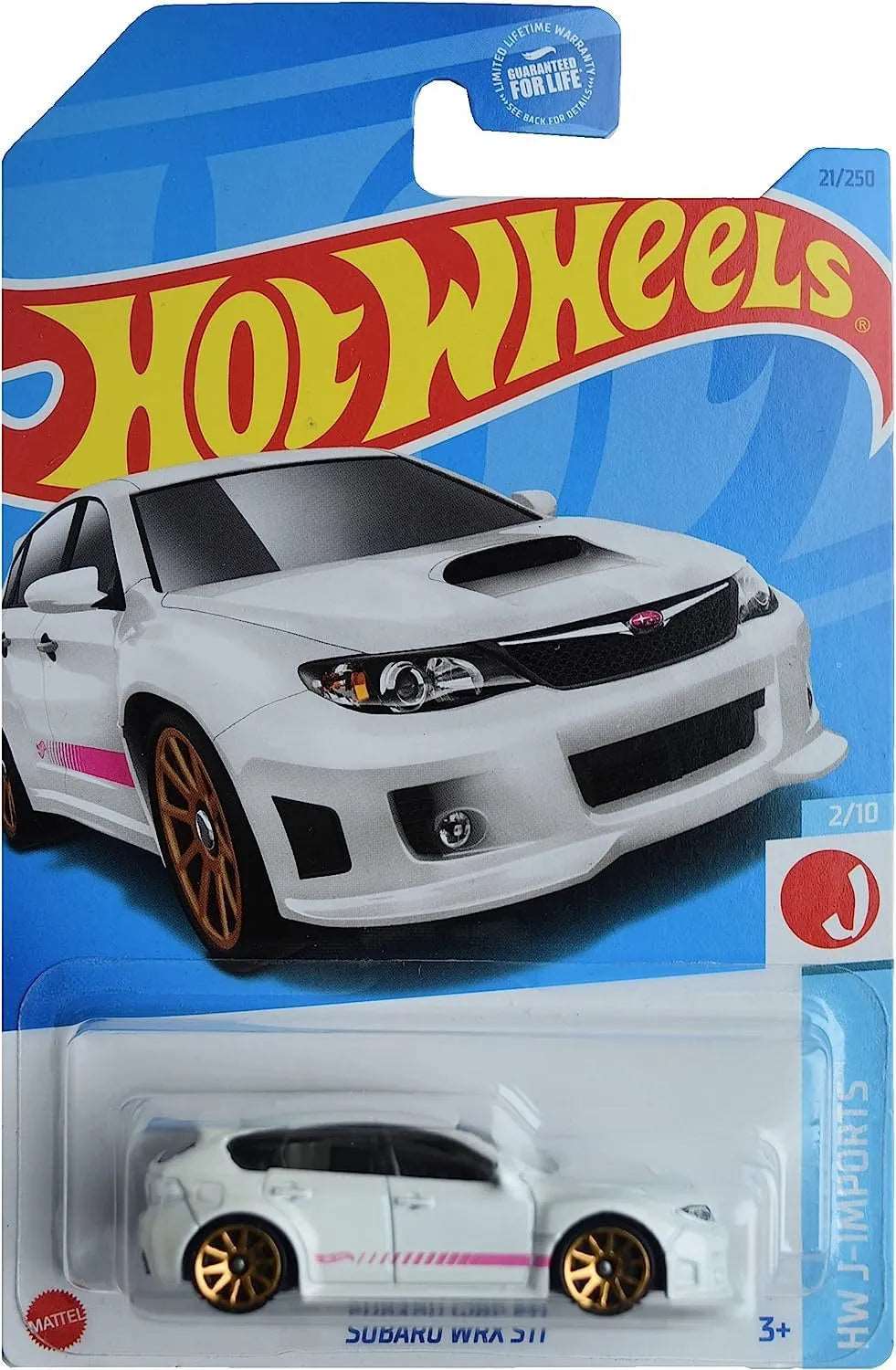 Hot wheels-IMPORTED Hotwheels Subaru WRX STI HW J Imports 2/10 [White] 21/250 Indian Hub - Indian Diecast Hub