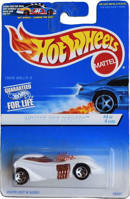 Hot wheels-IMPORTED Hotwheels Twin Mill II White Ice Series 4/4 - Indian Diecast Hub