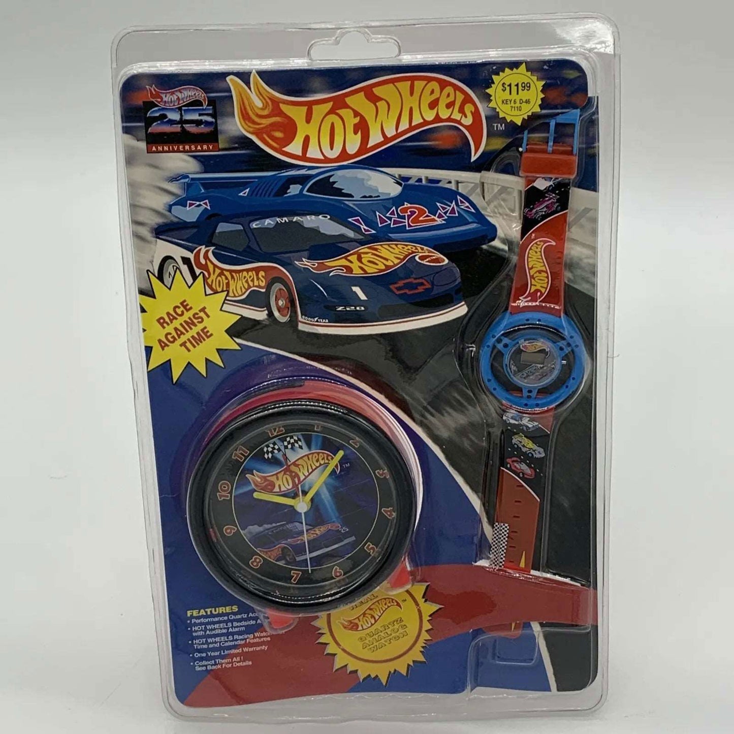 Hot wheels-IMPORTED Hotwheels Vintage 1993 Race Against Time Watch & Clock 25th Anniversary - Indian Diecast Hub