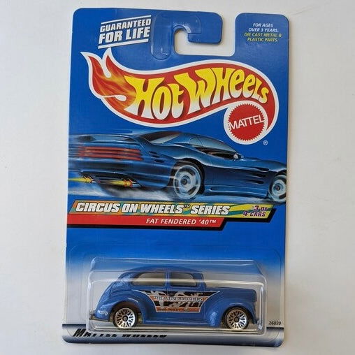 Hot wheels-IMPORTED Hotwheels Vintage Circus On Series Fat Fendered 40 Collector s Series 1990s - Indian Diecast Hub