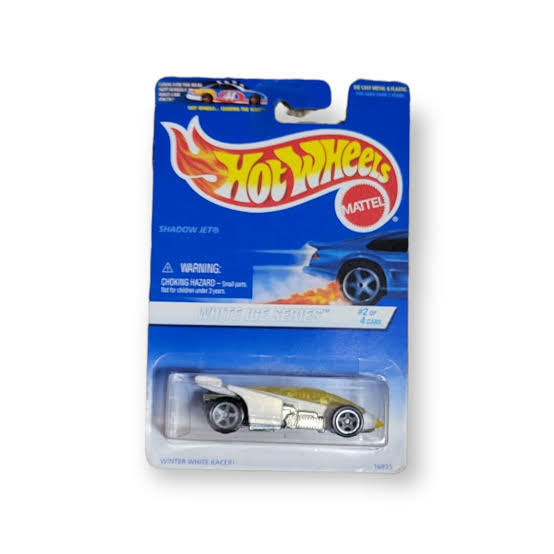 Hot wheels-IMPORTED Hotwheels Vintage White Ice Series Shadow Jet Collector s Series - Indian Diecast Hub