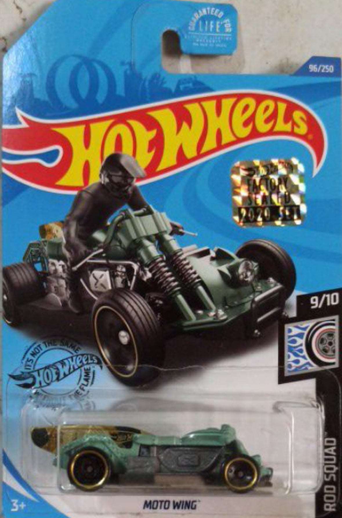 Hot wheels-IMPORTED Hotwheels factory sealed MOTO WING Olive Green HW MOTO 1/5 88/250 FYB60 - Indian Diecast Hub