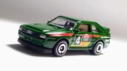 Hot wheels-Imported '84 AUDI SPORT QUATTRO Green Hotwheels - Indian Diecast Hub