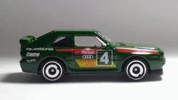 Hot wheels-Imported '84 AUDI SPORT QUATTRO Green Hotwheels - Indian Diecast Hub