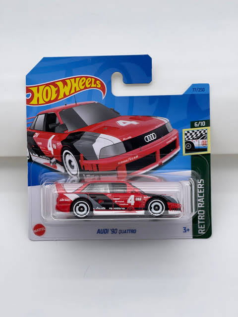 Hot wheels-Imported AUDI '90 QUATTRO Hotwheels Short Card - Indian Diecast Hub