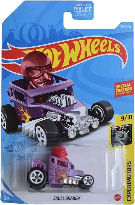 Hot wheels-Treasure Hunt Hotwheels Skull Shaker - Indian Diecast Hub