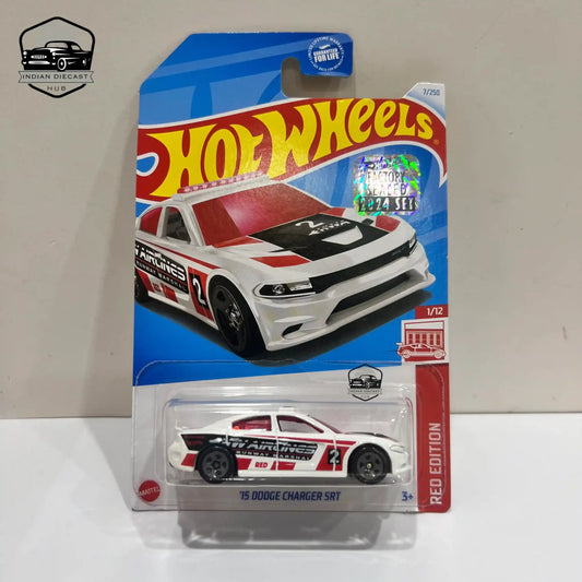 Hot Wheels 15 Dodge Charger Srt 2024 Factory Sealed Card 1-64 Scale White - 1:64 Diecast Car