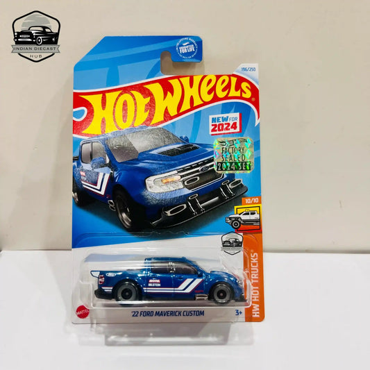 HotWheels 22 Ford Maverick Custom (New Model)  2024 Factory Sealed Card  Imported  1-64 Scale