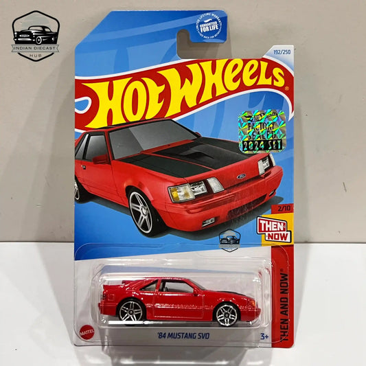 HotWheels 84 Mustang SVO  2024 Factory Sealed Card  Imported  1-64 Scale