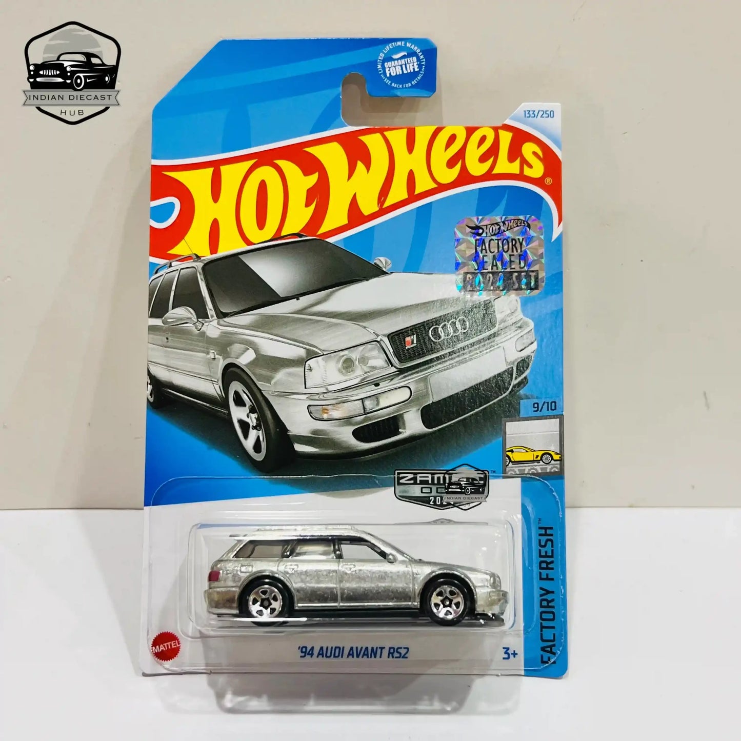 Hot Wheels 94 Audi Avant RS2 2024 Factory Sealed Card 1-64 Scale Zamac - 1:64 Diecast Car