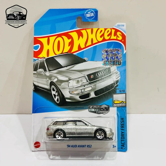 Hot Wheels 94 Audi Avant RS2 2024 Factory Sealed Card 1-64 Scale Zamac - 1:64 Diecast Car