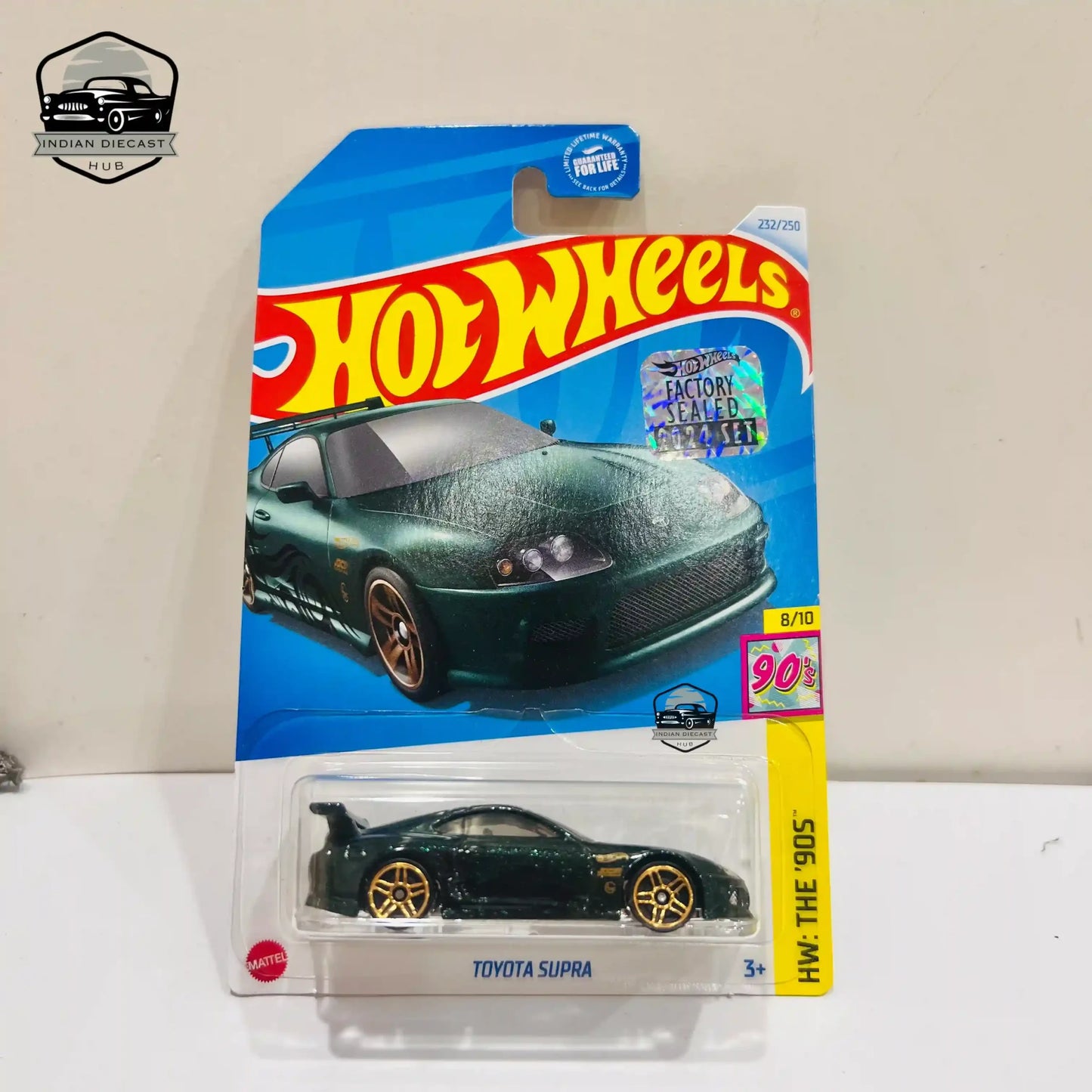 Hot Wheels Toyota Supra – 2024 Factory Sealed Card – Imported – 1