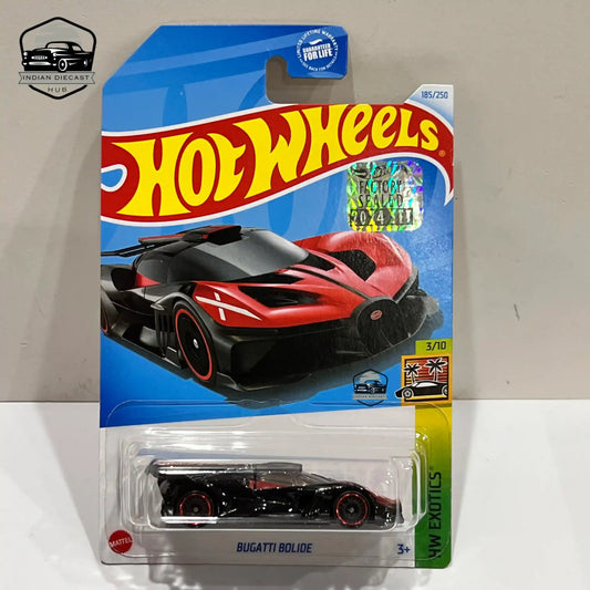Hot Wheels Bugatti Bolide – 2024 Factory Sealed Card – Imported – 1-64 Scale – 1