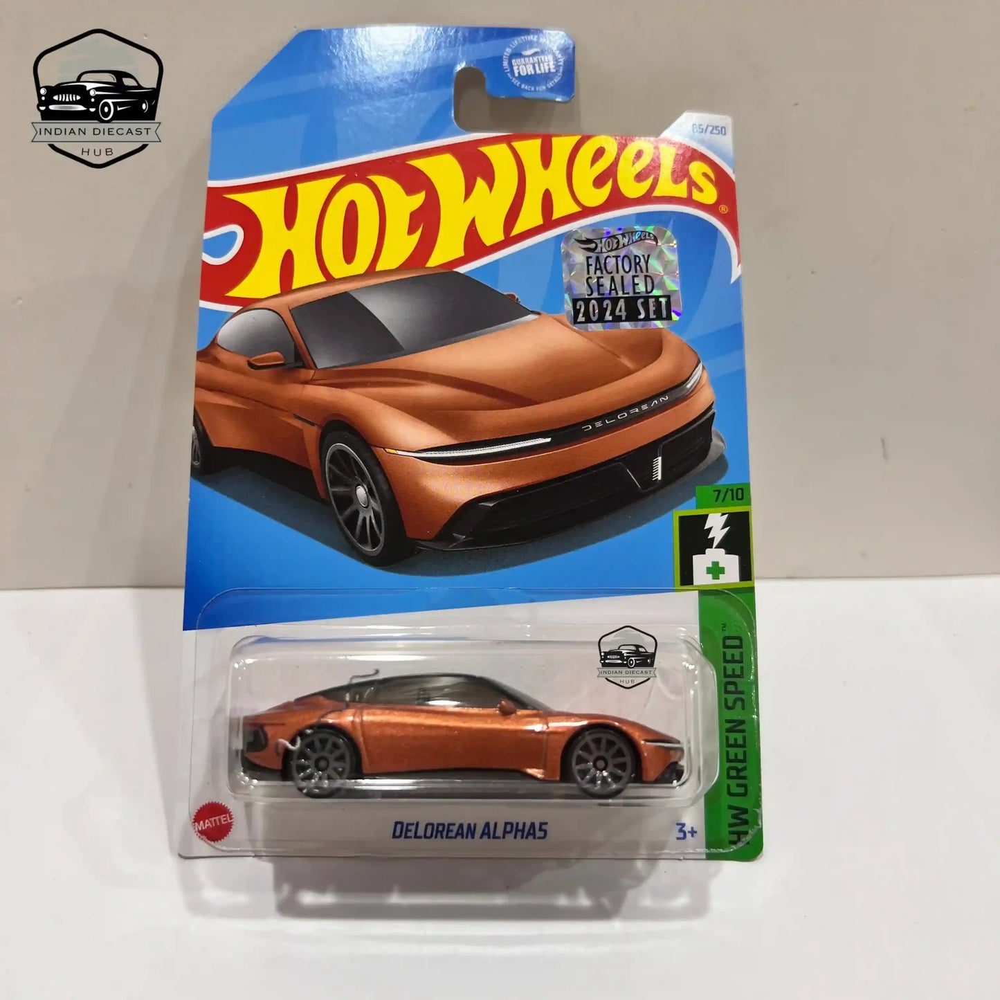 Hot Wheels Delorean ALPHA5 – 2024 Factory Sealed Card – – 1-64 Scale - 1:64 Diecast Car