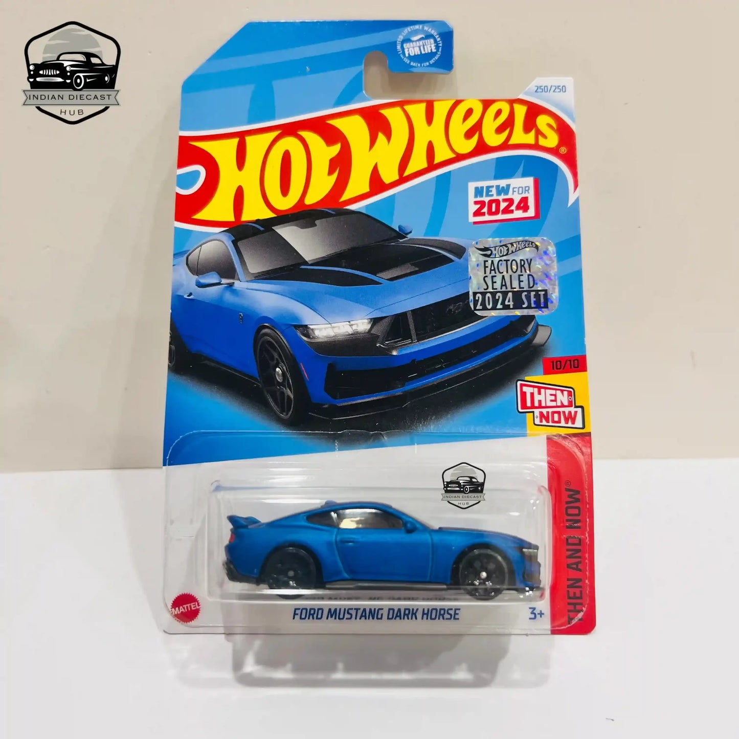 Hot Wheels Ford Mustang Dark Horse (new Model) 2024 Factory Sealed Card 1-64 Scale - 1:64 Diecast Car