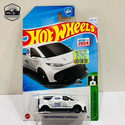 HotWheels Ford Performance SuperVan 4 (New Model)  2024 Factory Sealed Card  Imported  1-64 Scale  9