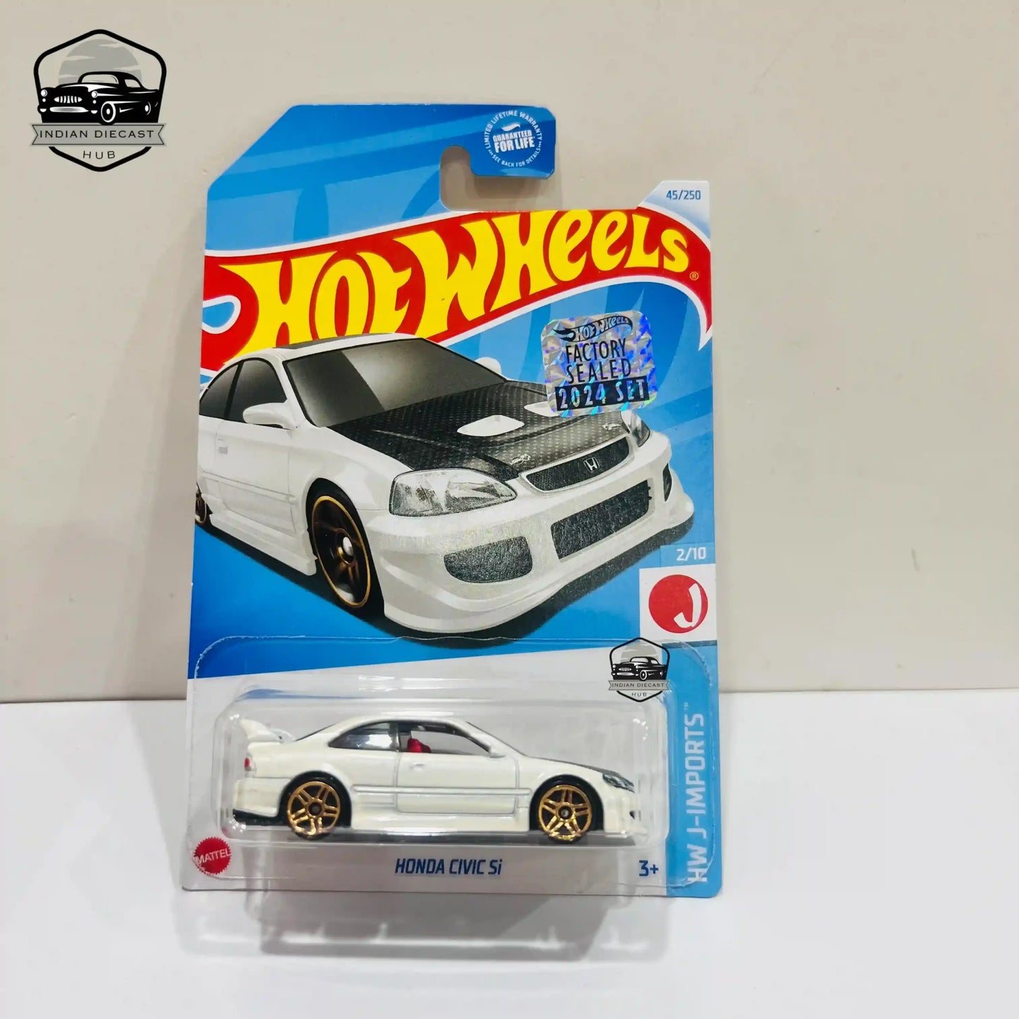 HotWheels Honda Civic Si  2024 Factory Sealed Card  Imported  1-64 Scale