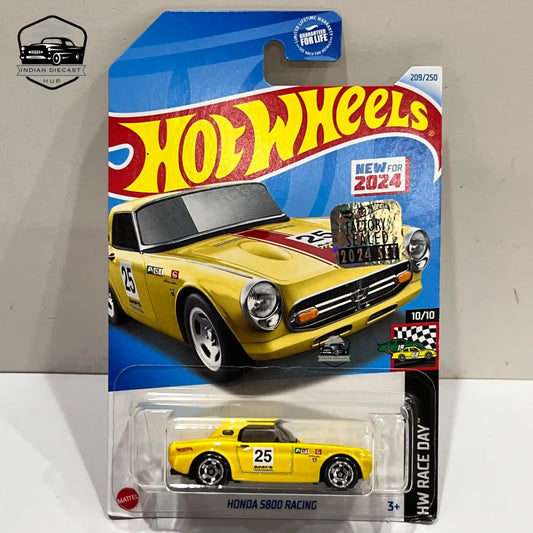 HotWheels Honda S800 Racing (New Model)  2024 Factory Sealed Card  Imported  1-64 Scale