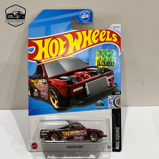HotWheels Limited Grip  2024 Factory Sealed Card  Imported  1-64 Scale  1