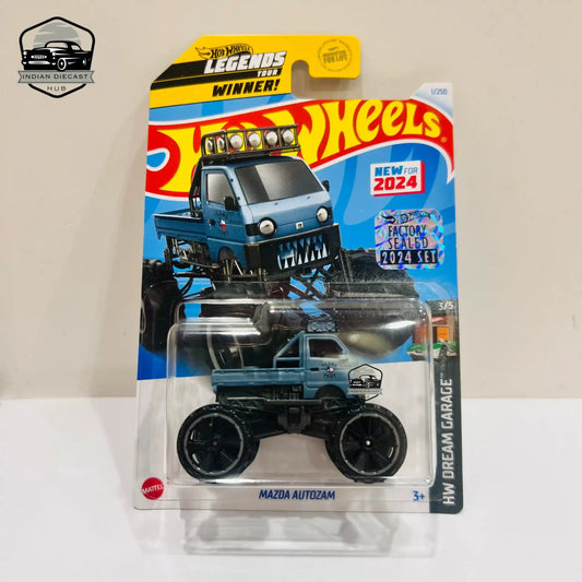 HotWheels Mazda Autozam (New Model)  2024 Factory Sealed Card  Imported  1-64 Scale  1