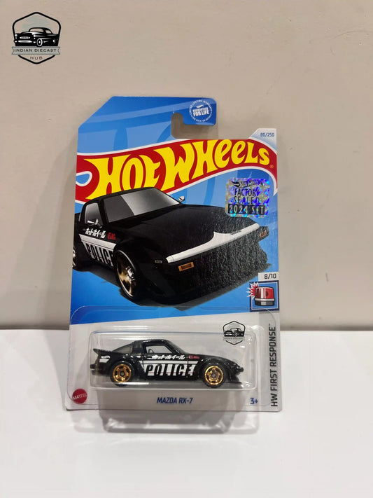 Hot Wheels Mazda RX-7 – 2024 Factory Sealed Card – Imported – 1-64 Scale – 1