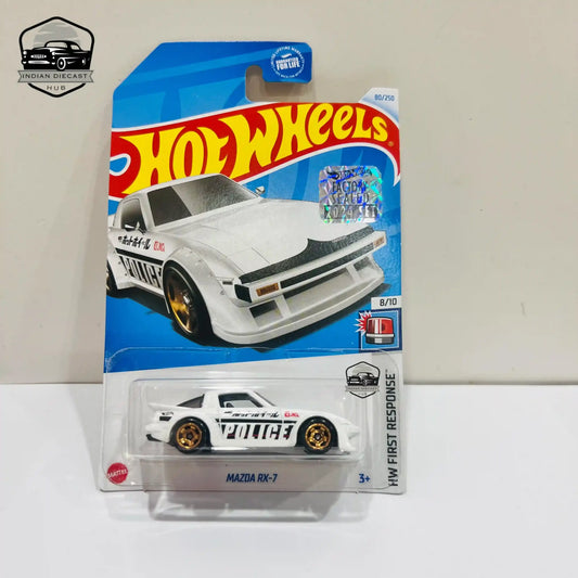 HotWheels Mazda RX-7 (Exclusive Recolor)  2024 Factory Sealed Card  Imported  1-64 Scale  1