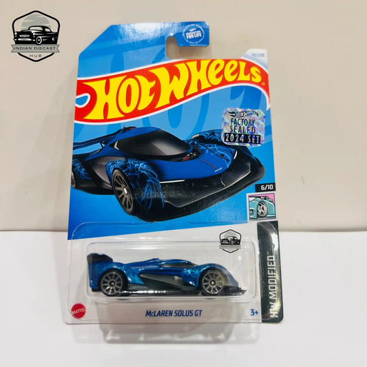 Hot Wheels McLaren Solus GT (Exclusive Recolor) – 2024 Factory Sealed Card – Imported – 1-64 Scale – 1
