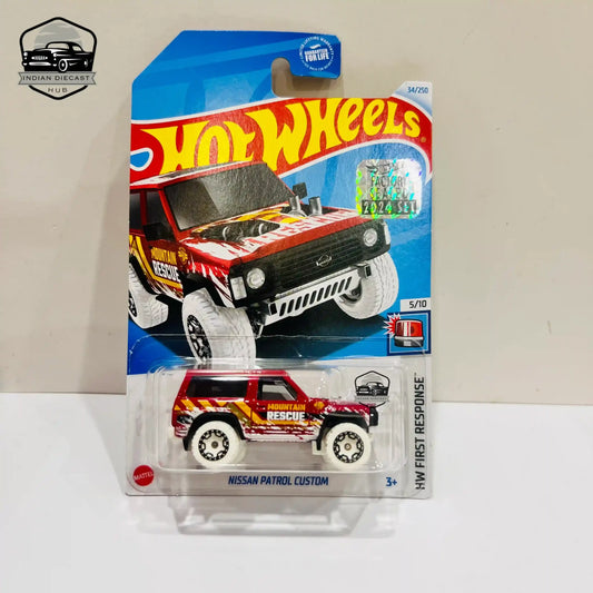 Hot Wheels Nissan Patrol Custom – 2024 Factory Sealed Card – Imported – 1-64 Scale – 1