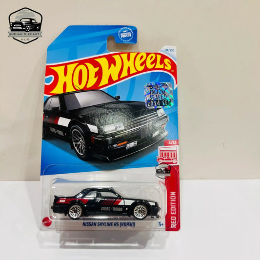 Hot Wheels Nissan Skyline RS (KDR30) 2024 Factory Sealed Card 1-64 Scale Black - 1:64 Diecast Car