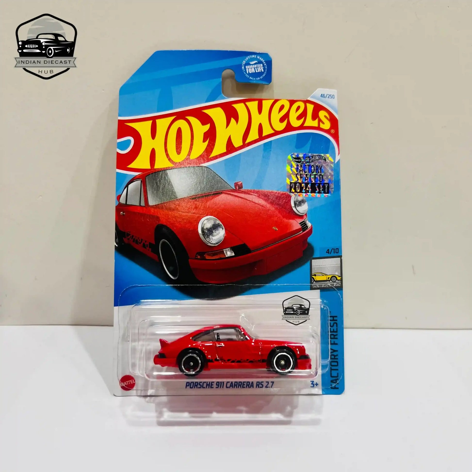 HotWheels Porsche 911 Carrera RS 2.7 2024 Factory Sealed Card