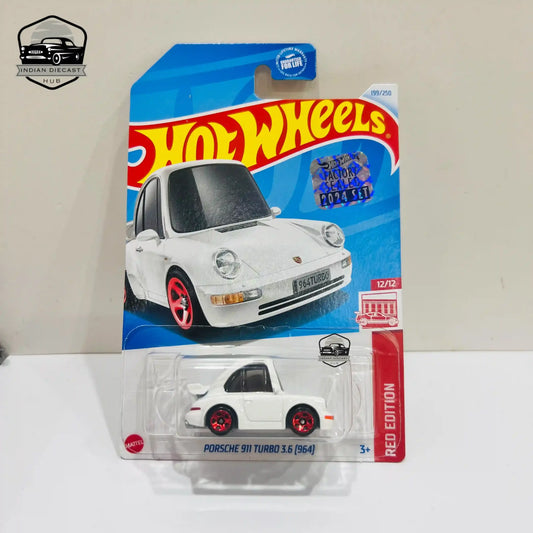 Hot Wheels Porsche 911 Turbo 3.6 (964) 2024 Factory Sealed Card 1-64 Scale 1 - 1:64 Diecast Car