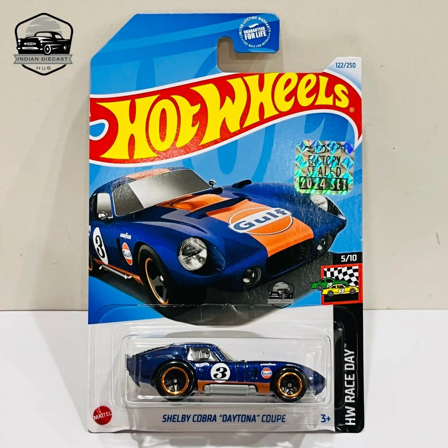 Hot Wheels Shelby Cobra Daytona Coupe – 2024 Factory Sealed Card – – 1-64 Scale – 1 - 1:64 Diecast Car