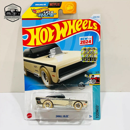Hot Wheels Small Bloc (New Model) – 2024 Factory Sealed Card – Imported – 1-64 Scale