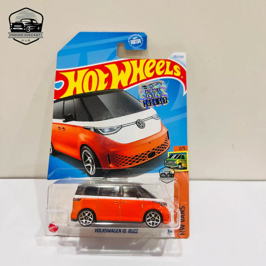 Hot Wheels Volkswagen ID. Buzz – 2024 Factory Sealed Card – Imported – 1-64 Scale