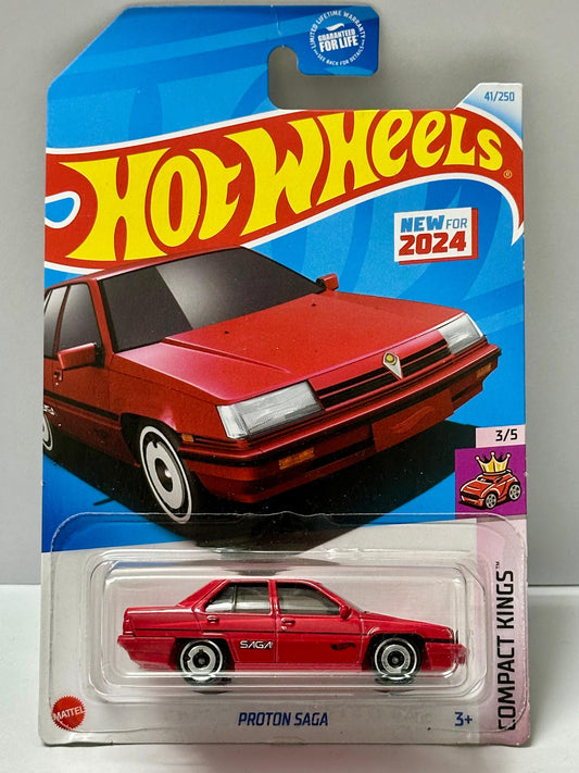 Hot Wheels Proton Saga, Compact Kings 3/5 [red] 41/250