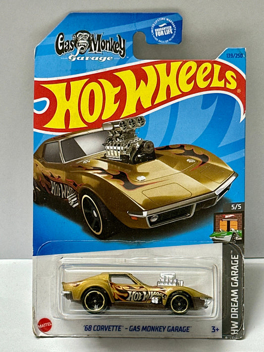 Hot Wheels '68 Corvette - Gas Monkey Garage - 1:64 Diecast Car