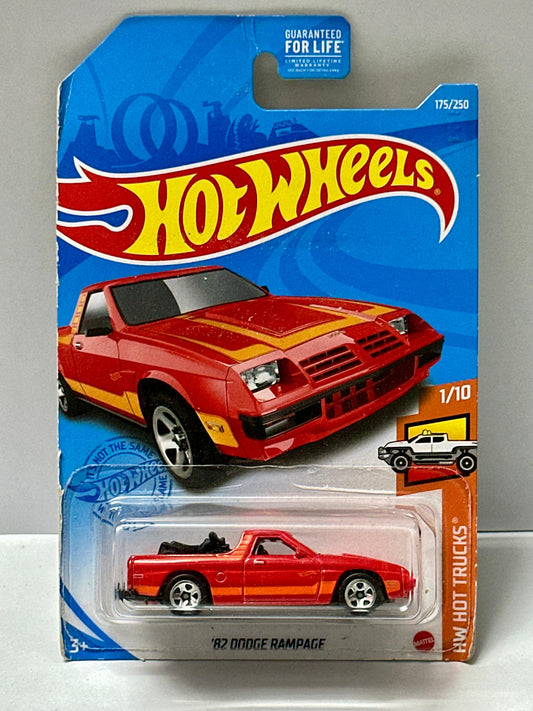 Hot Wheels '82 Dodge Rampage - 1:64 Diecast Car