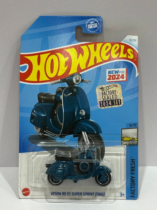 Hot Wheels Vespa 90 Ss Super Sprint (1966) - Factory Sealed - 1:64 Diecast Car