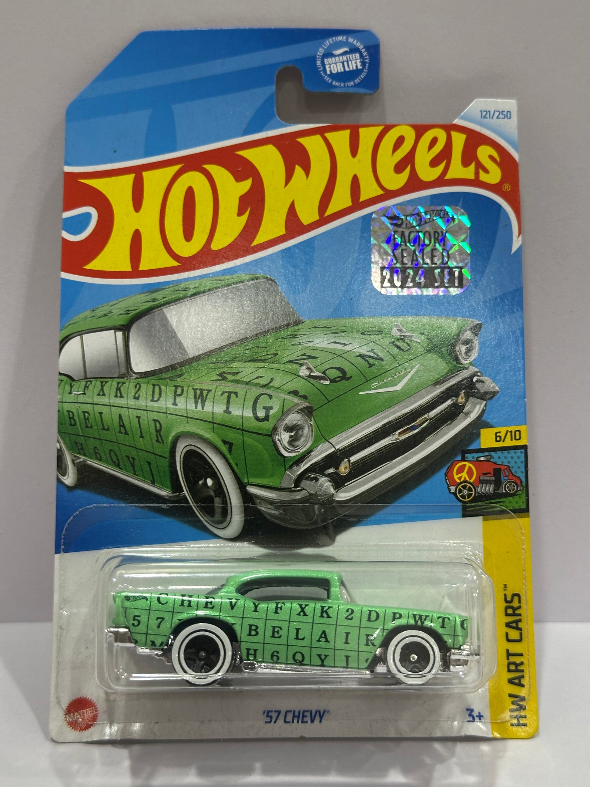 Hot Wheels '57 Chevy - Factory Sealed — 1:64 Hot Wheels diecast collectible from Indian Diecast Hub