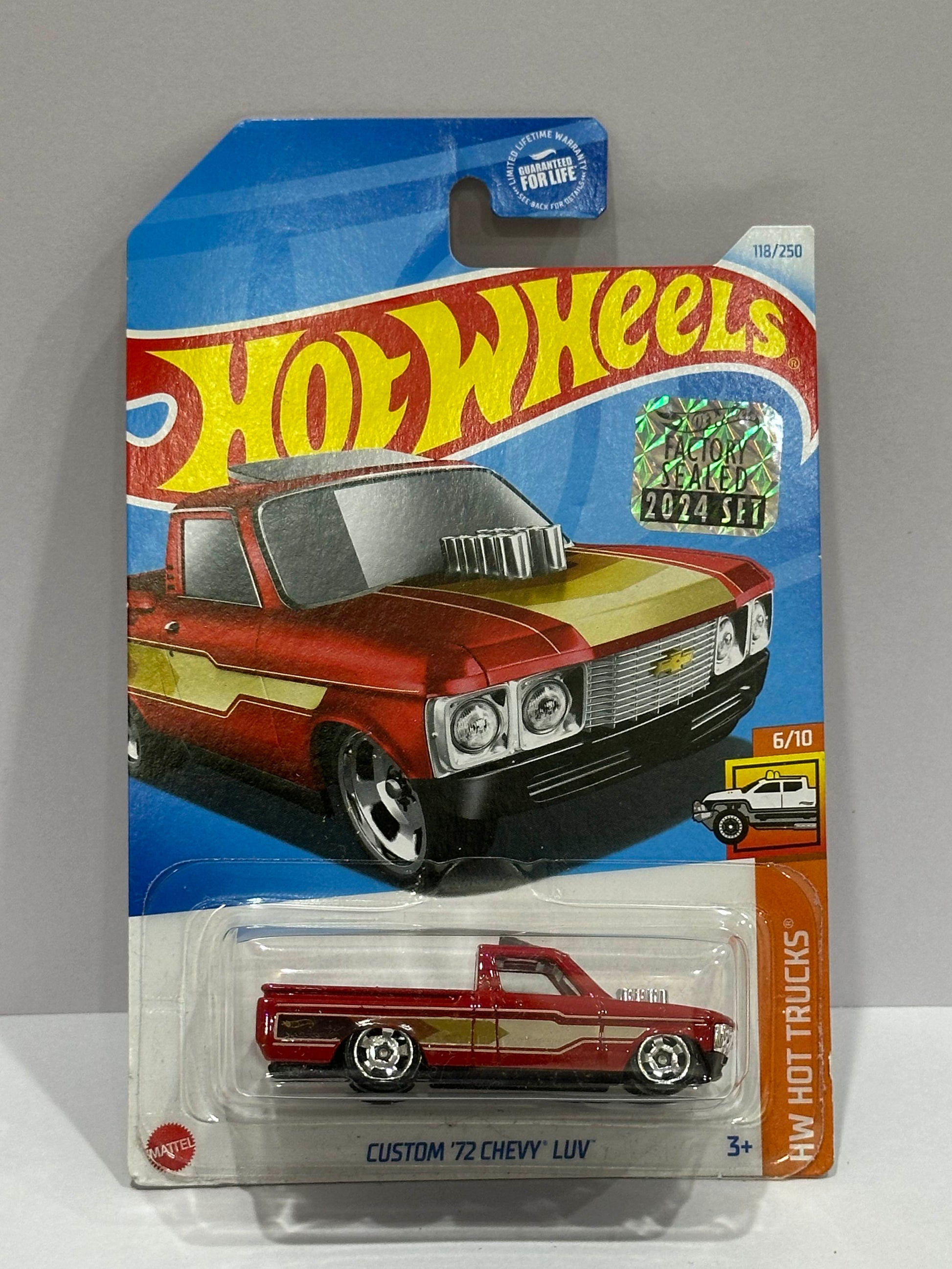 Hot Wheels Custom '72 Chevy Luv - Factory Sealed — 1:64 Hot Wheels diecast collectible from Indian Diecast Hub