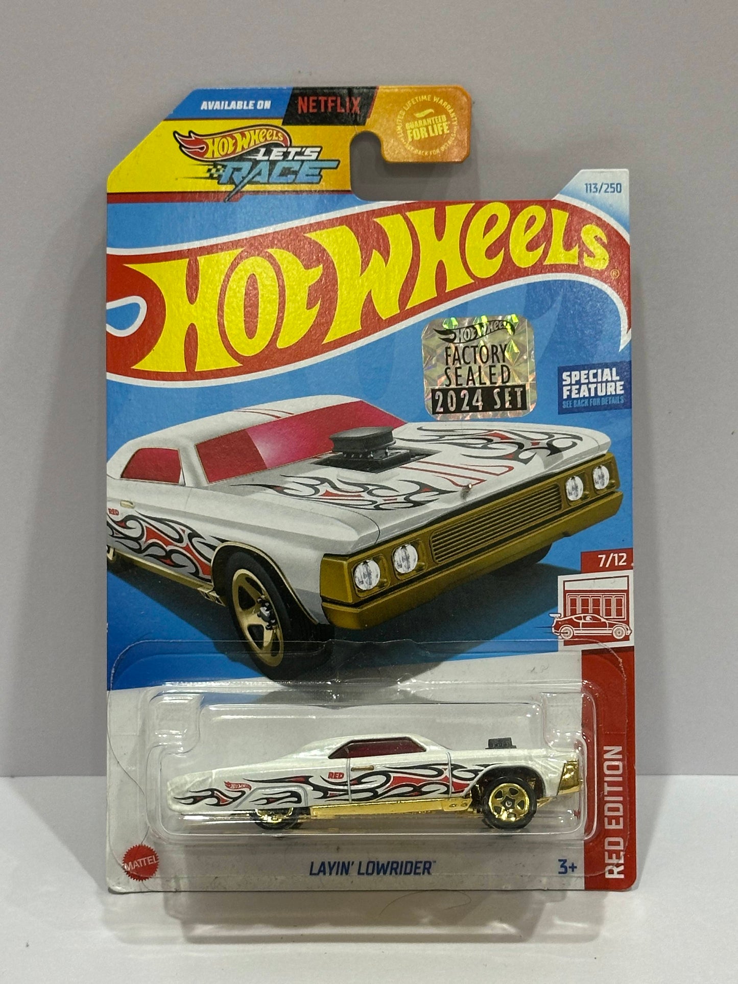 Hot Wheels Red Edition Layin' Lorider - Factory Sealed - 1:64 Diecast Car